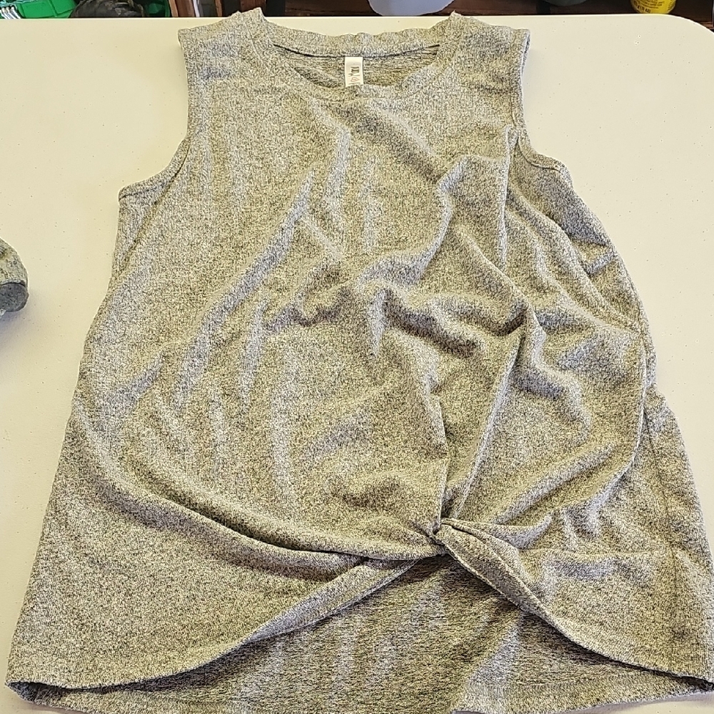Gray Sleeveless Women's Nursing Top